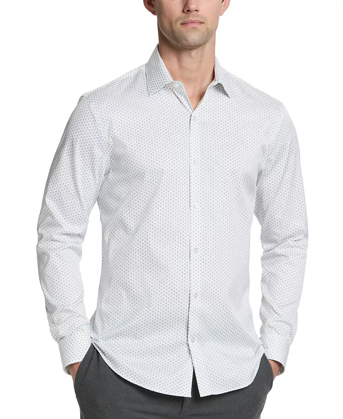 

Мужская классическая рубашка Extra Slim Fit Calvin Klein, синий