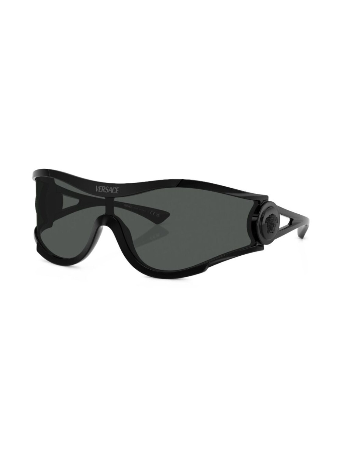 Солнцезащитные очки-пилоты с декором Medusa Versace Eyewear, черный — фото 2