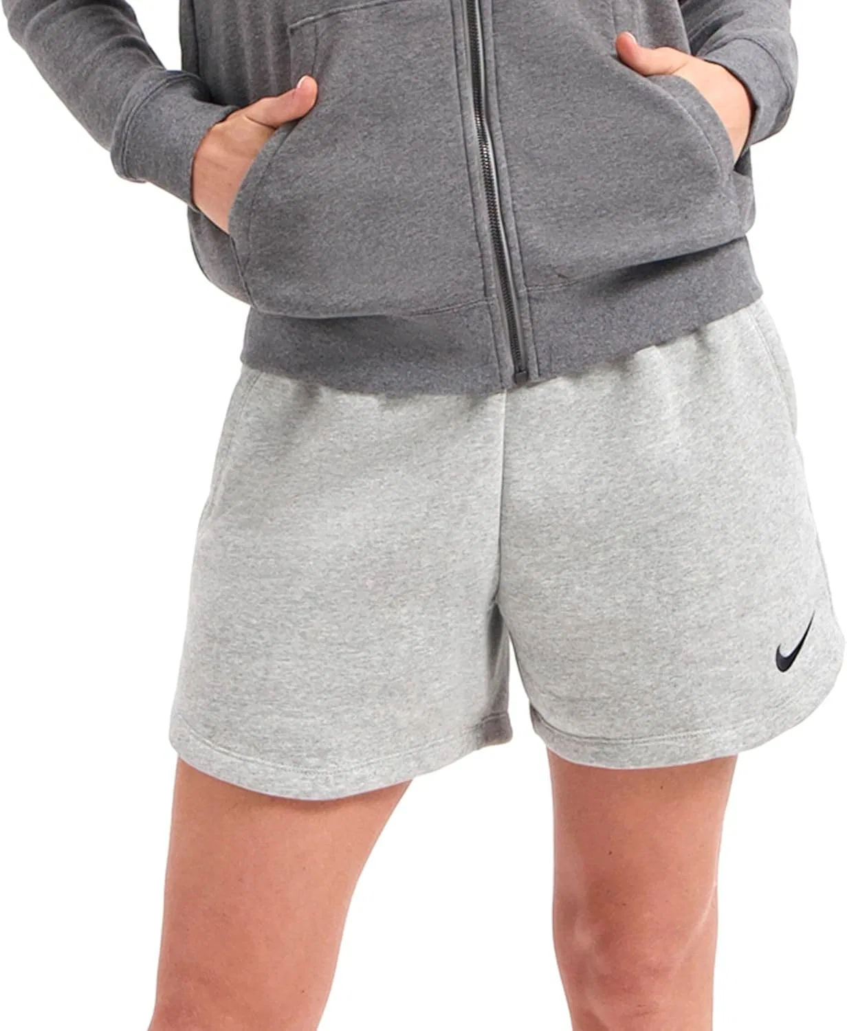 Шорты Nike Park 20 флисовые, серые