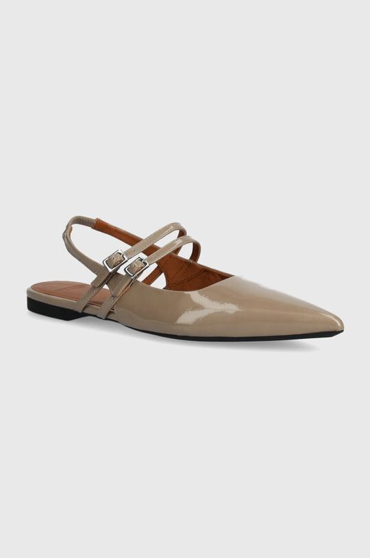 

Кожаные балетки Vagabond Shoemakers, бежевый