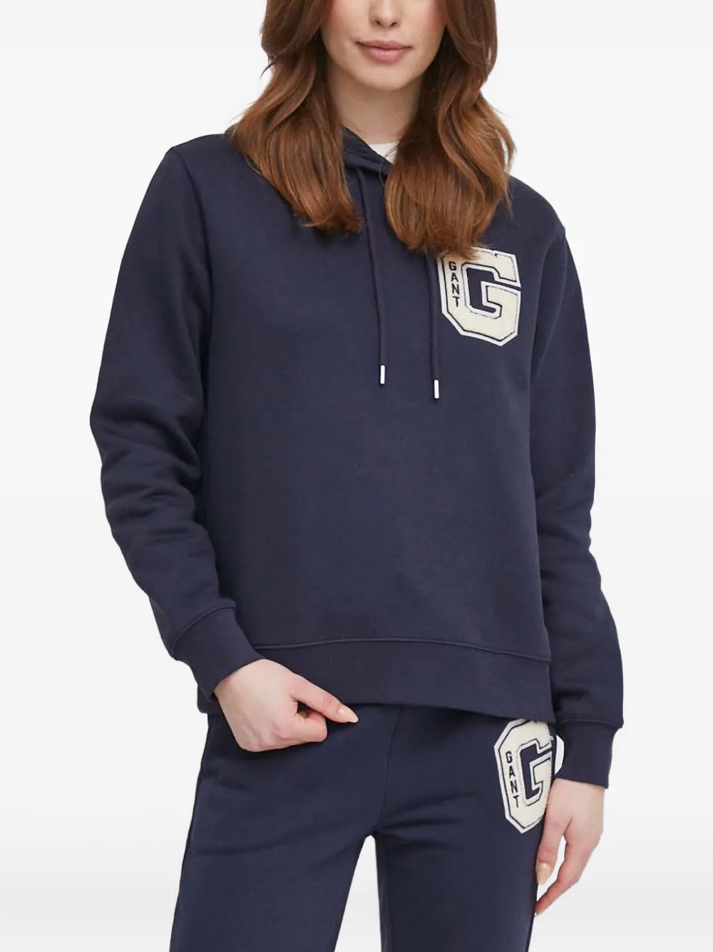 

Худи с логотипом Gant, синий