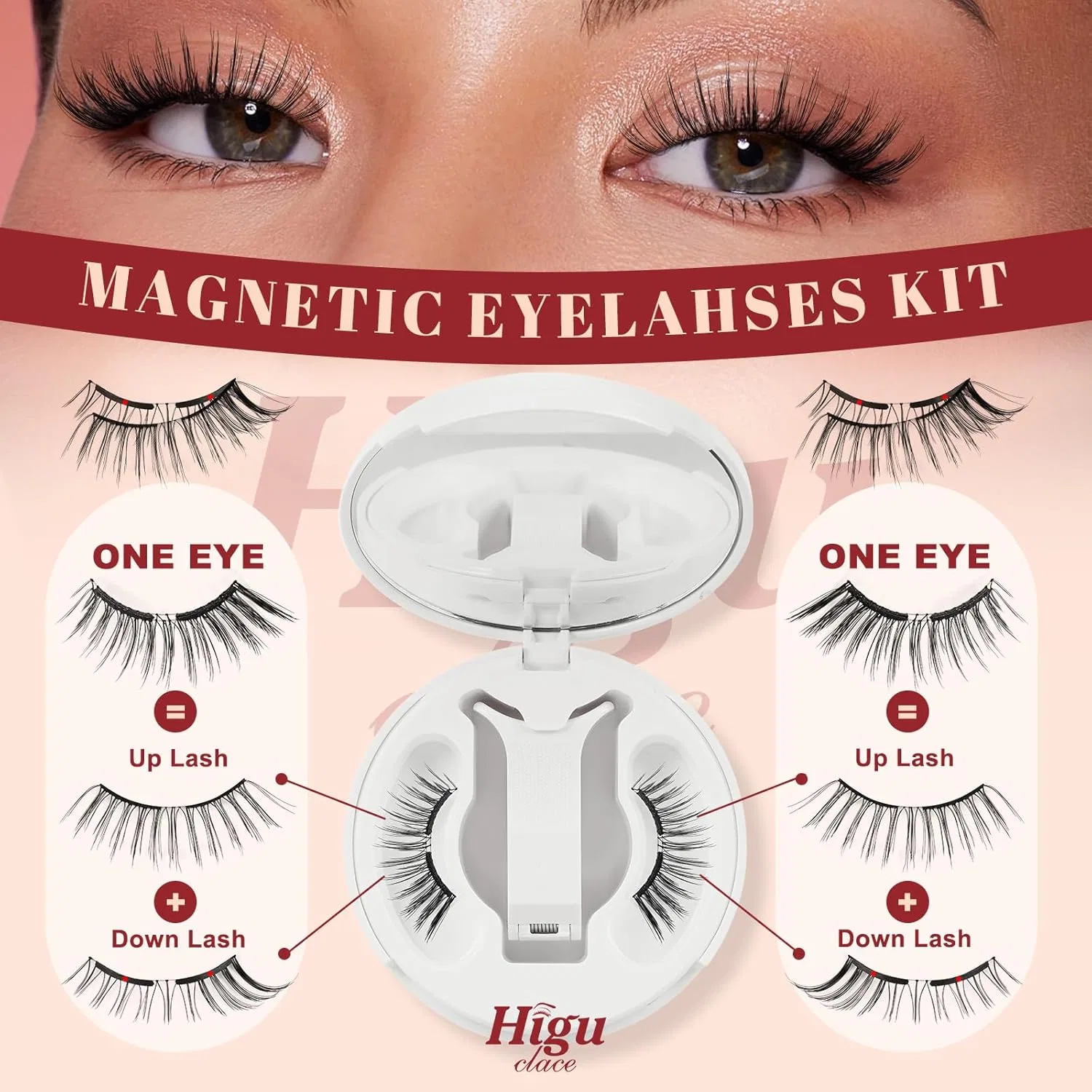 Мягкие магнитные ресницы Higu clace без подводки Higu Clace — фото 3