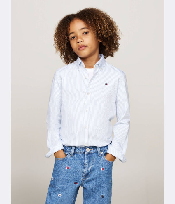 

Рубашка по всей поверхности Regular fit Tommy Hilfiger, синий