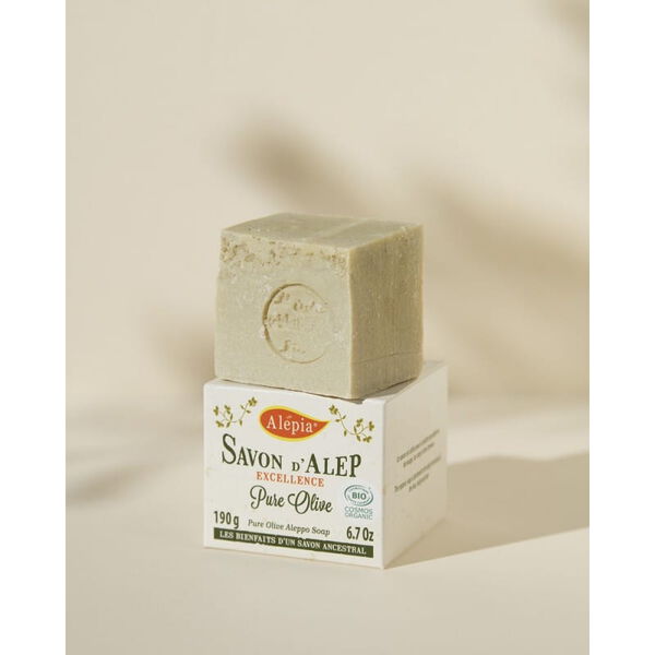Мыло Aleppo Excellence Soap 100% органическое оливковое масло, 190 г Alepia — фото 2