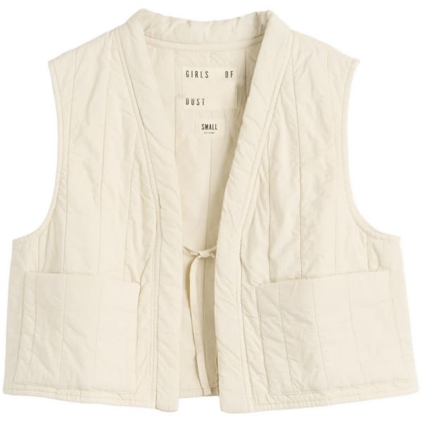 

Пробковый стеганый жилет Girls Of Dust, экрю