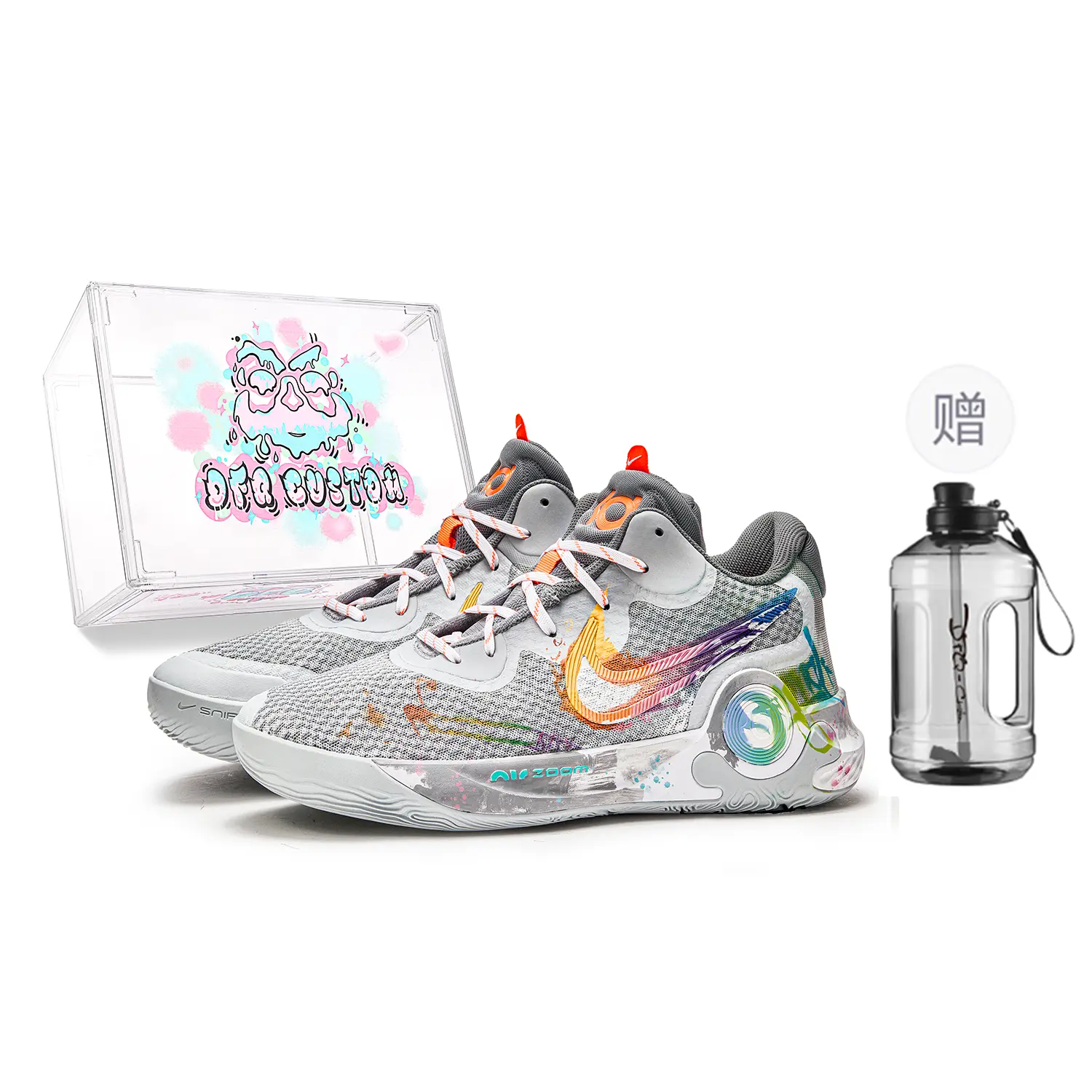 

Баскетбольные кроссовки Trey 5 Basketball Shoes Unisex Mid-Top Gray Nike