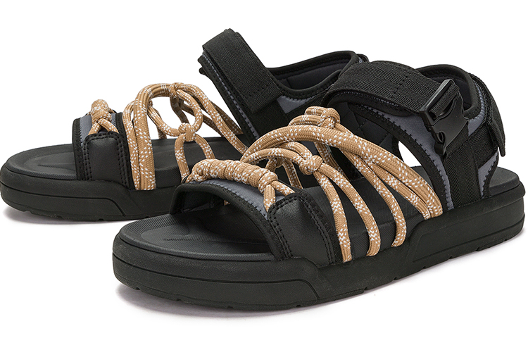 Спортивные сандалии Back to Back Unisex Black Brown Kappa, Black/Brown-990 — фото 4