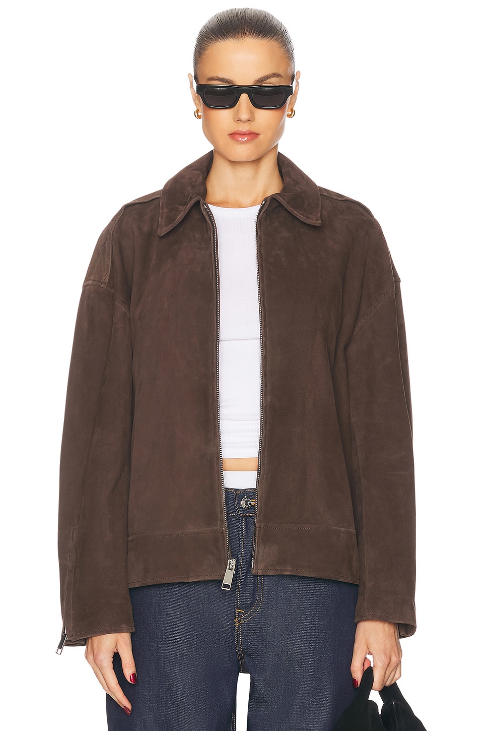 

Куртка из замши Alek Grlfrnd, chocolate brown