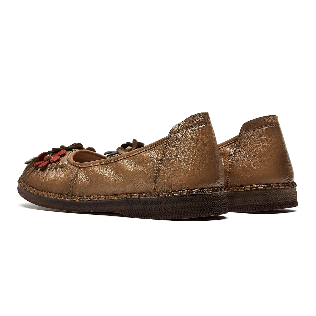 SHOUBA Женские желтые повседневные туфли, цвет Yellow — фото 3