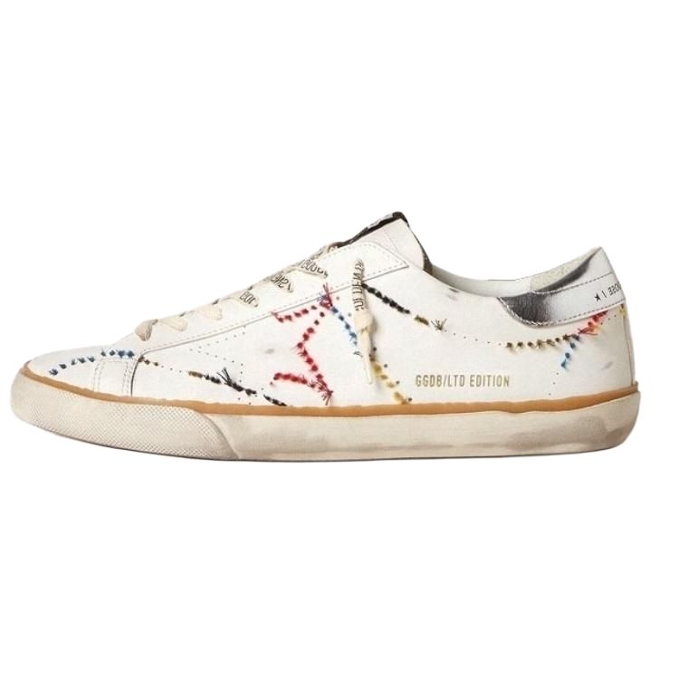 

Golden Goose Низкие кроссовки для скейтбординга Super Star, белые, мужские