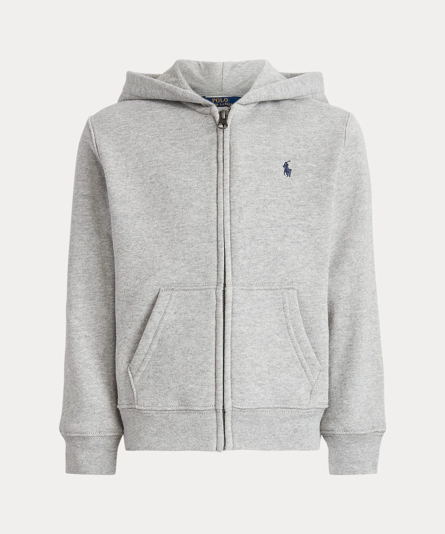 (Для мальчиков 2-7 лет) Толстовка с капюшоном из хлопкового флиса Polo Ralph Lauren, 050 Gray
