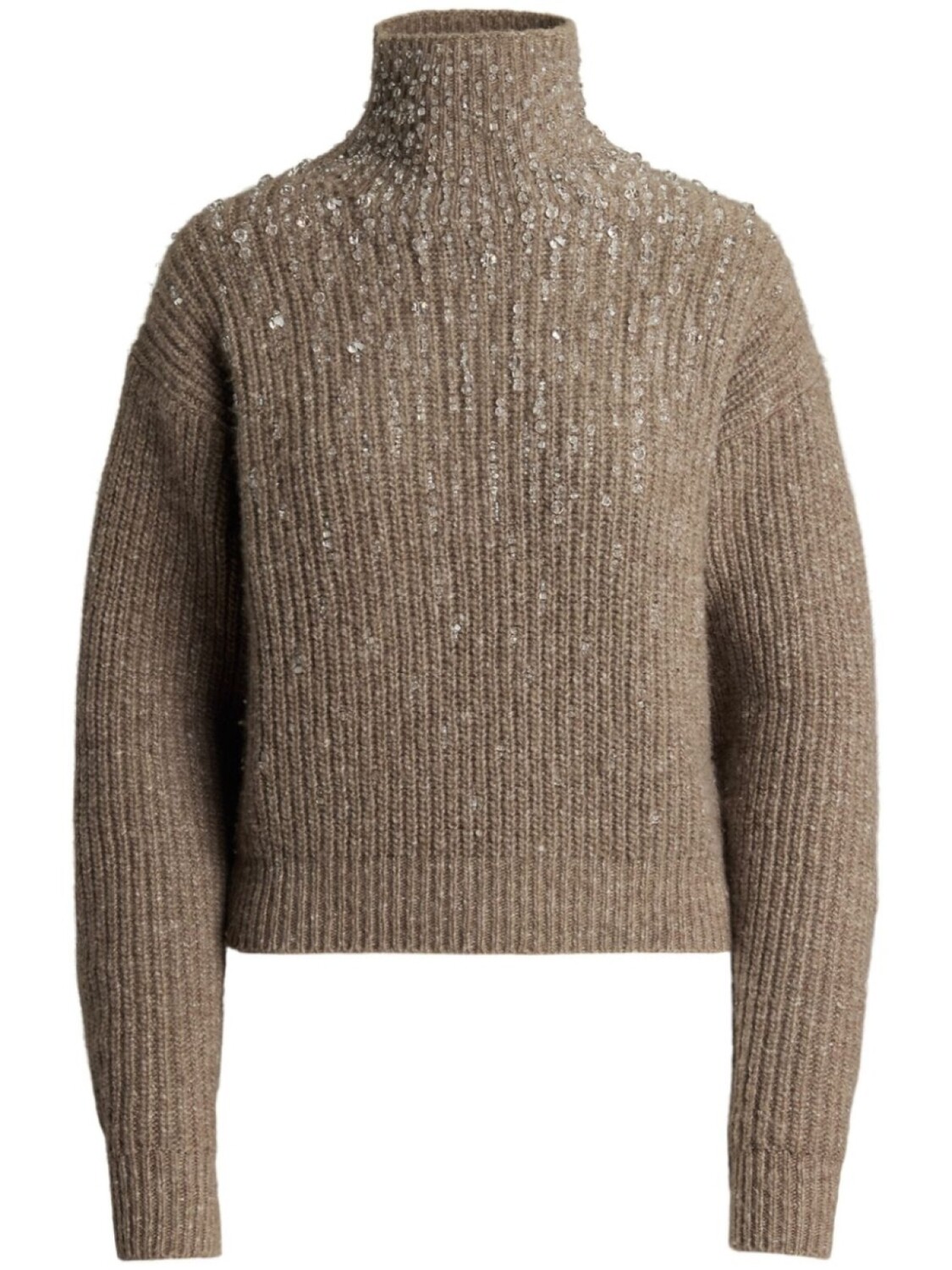 

Джемпер с пайетками Ralph Lauren Collection, коричневый