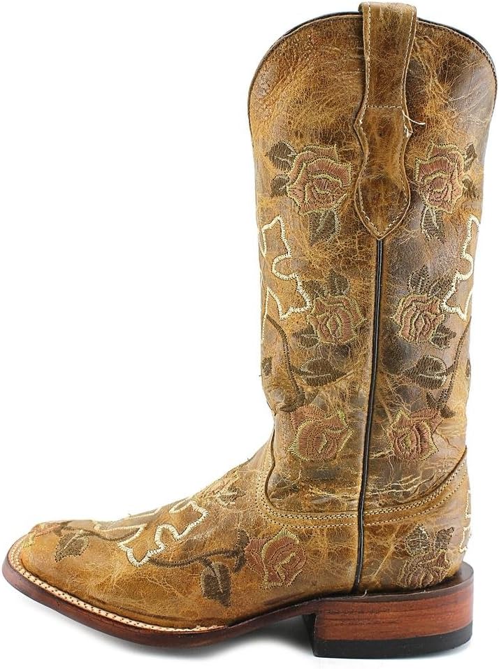 Мужские кожаные ботинки Ferrini Mens Colt из страуса с круглым носком, средней высоты, коричневые Ferrini Italia, коричневый — фото 3