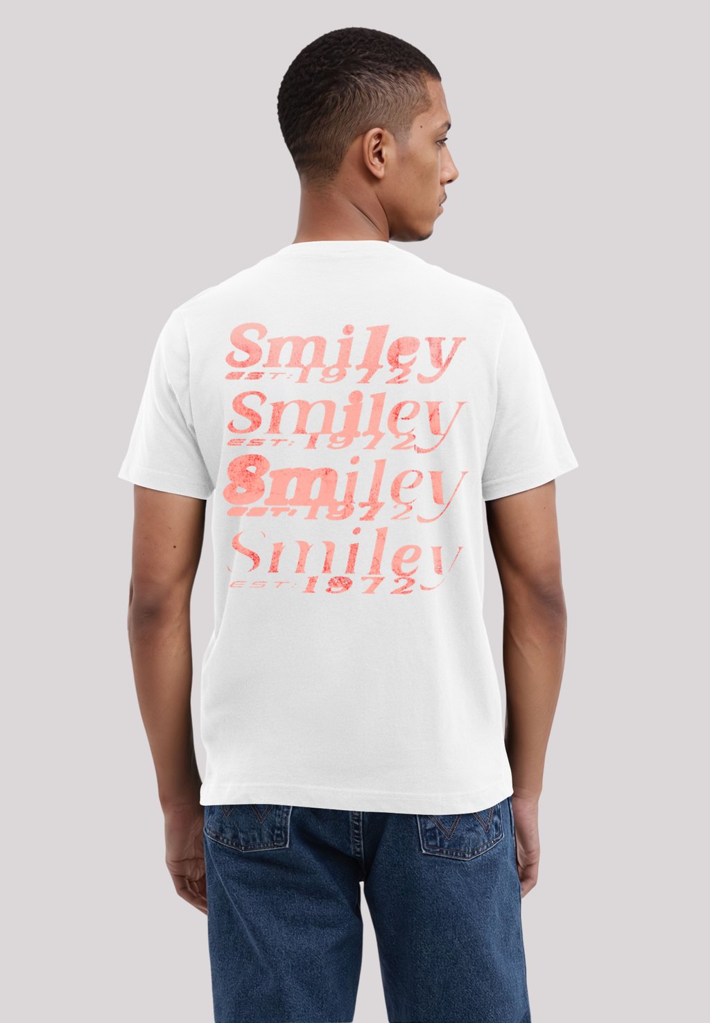 

Футболка с принтом SMILEY ORIGINALS RAVE STREETWEAR F4NT4STIC, белый