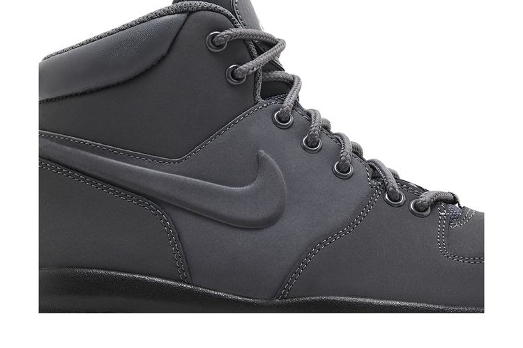 Кроссовки Manoa Leather GS 'Dark Grey', серый — фото 2