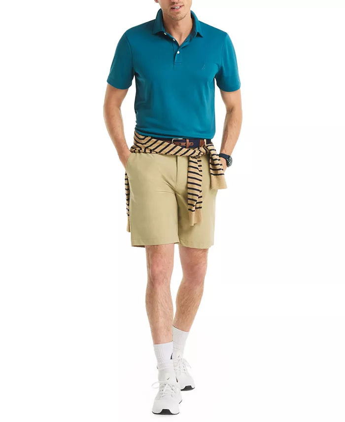 

Мужская поло с коротким рукавом и воротником Nautica, синий