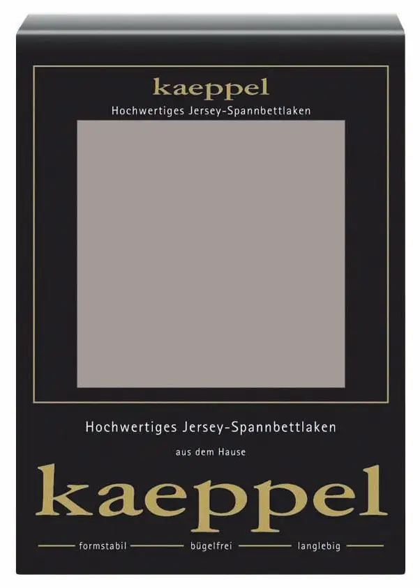 

Простыня Kaeppel Single Jersey Mako Elastane, изготовлена ​​из 97 % хлопка и 3 % эластана 140-160х200 см, 1 шт., цвет platinfarben
