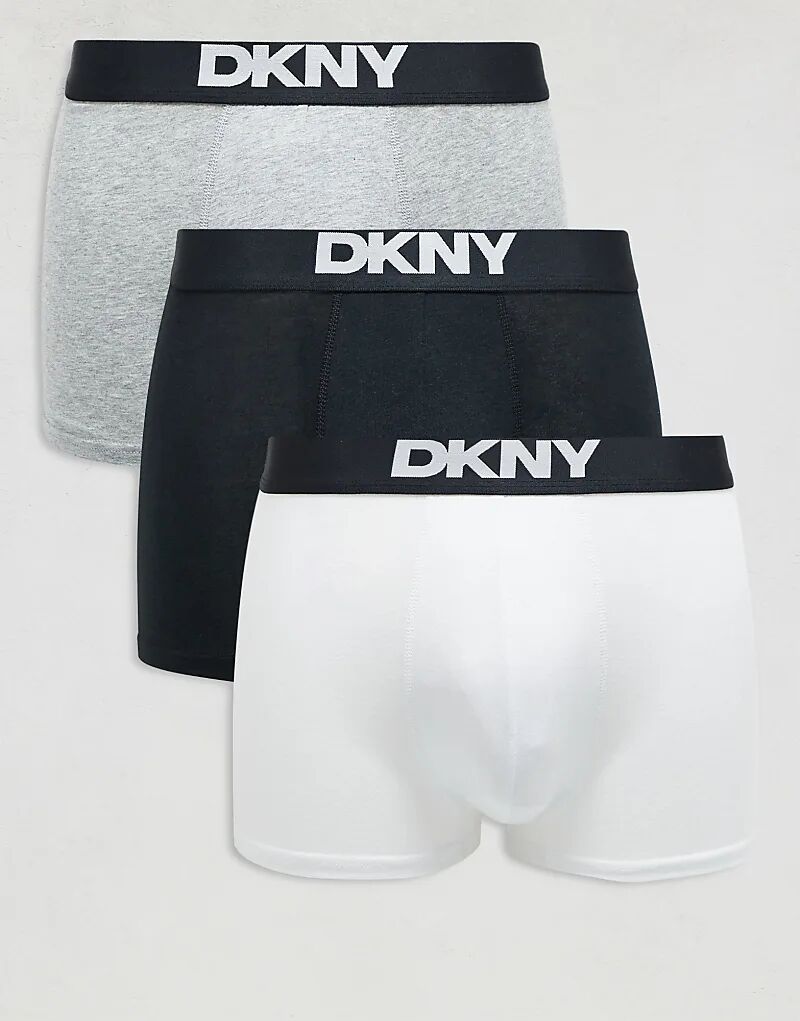 

Набор из 3 трусов-боксеров DKNY New York из модала черного цвета