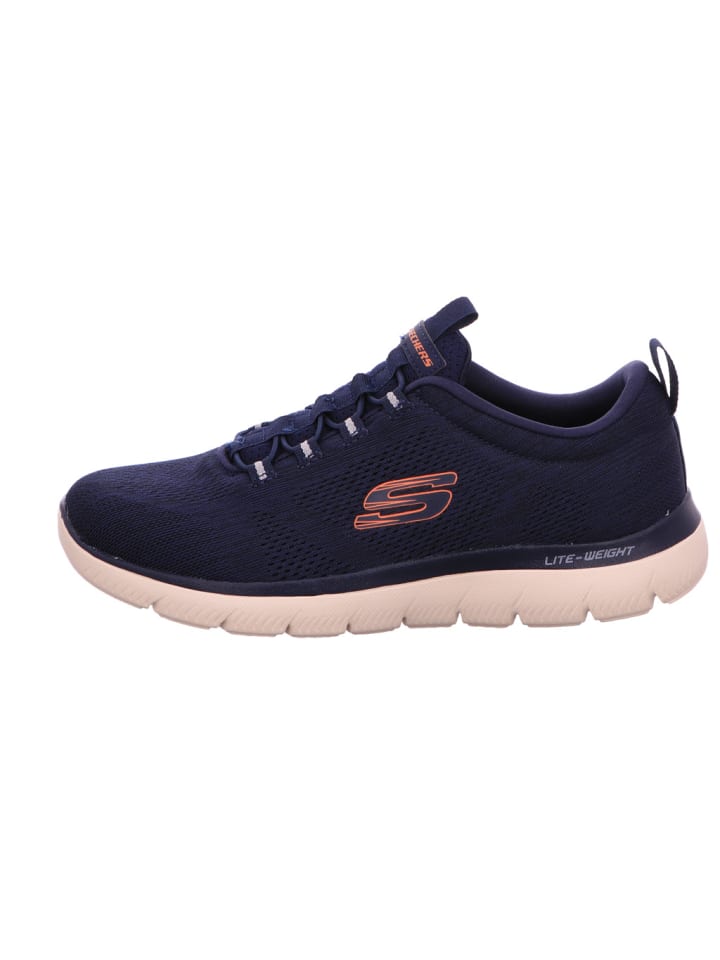 Skechers синие спортивные кроссовки — фото 3