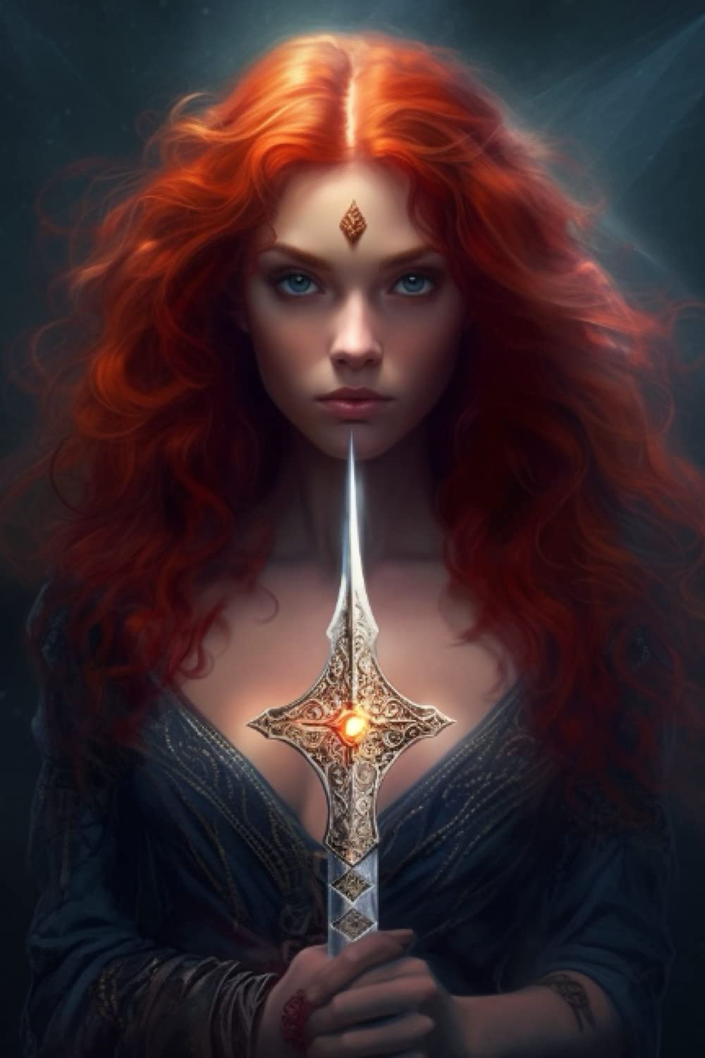 

red-haired lady with a sword ver. 4: Classic lined notebook for journaling, note-taking, and more, Keep your to-do lists organized with our lined ... notebook with lined pages for daily use (Independently published)