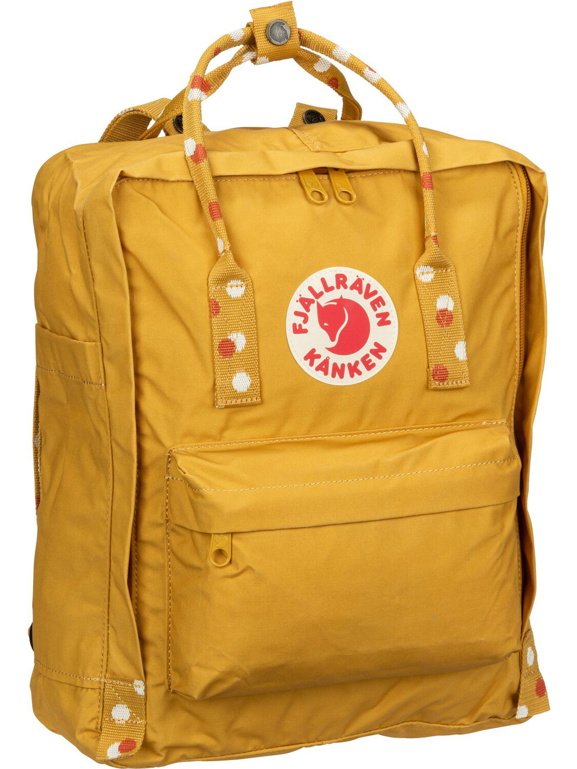 

Рюкзак FJÄLLRÄVEN/Backpack Kanken, цвет Ochre/Confetti Pattern