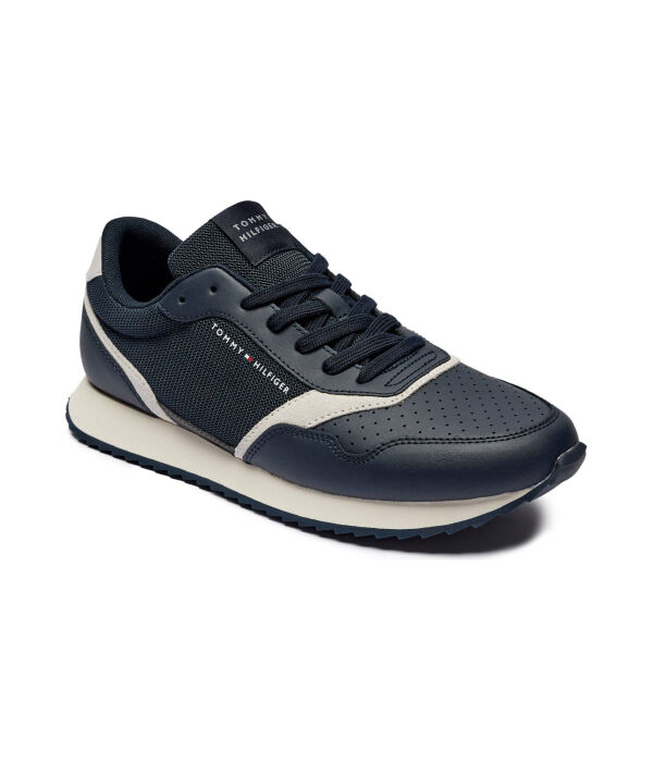 

Кожаные кроссовки беговые evo сезонные Tommy Hilfiger, синий