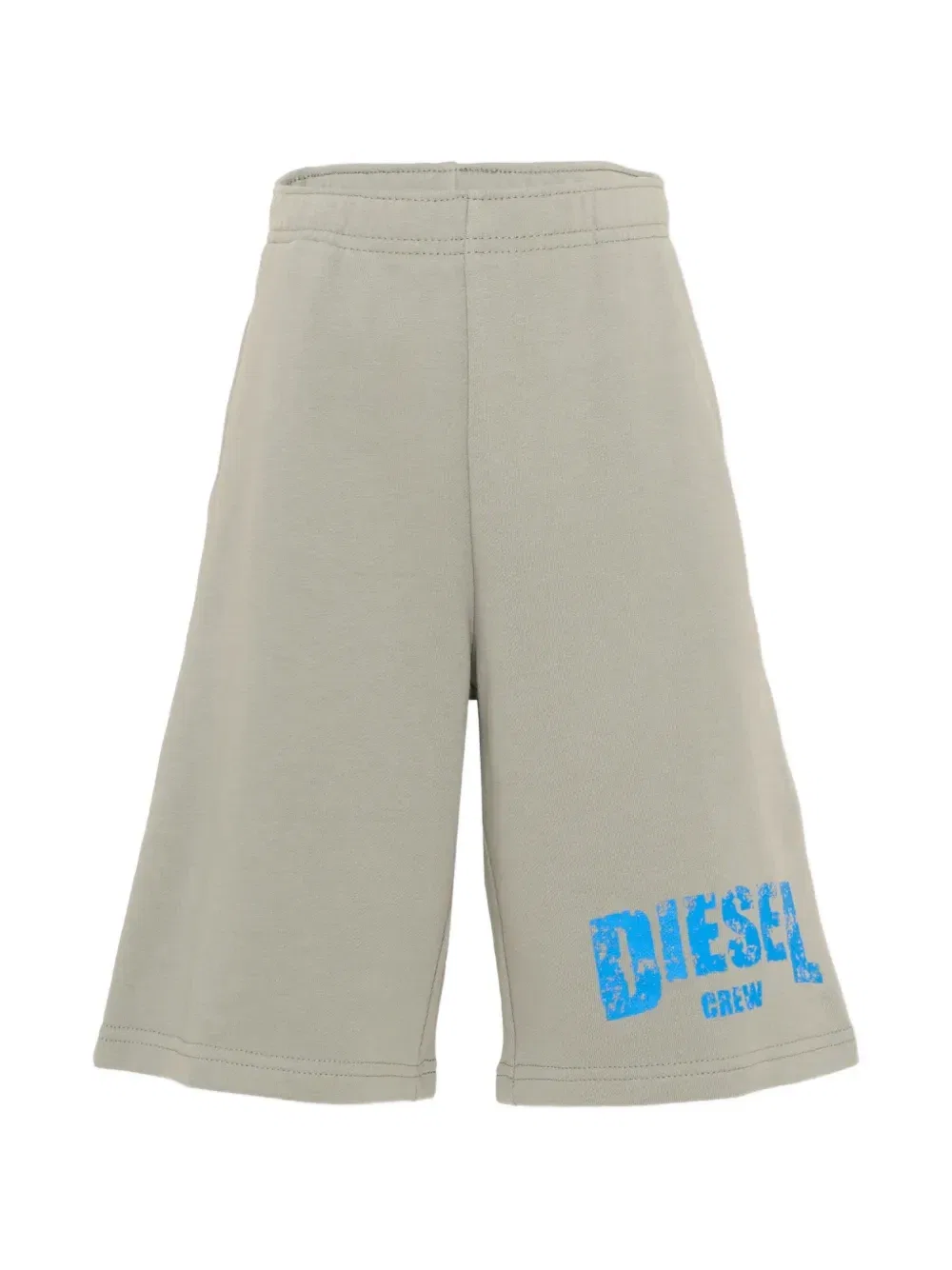 Хлопковые шорты с логотипом Diesel Kids, зеленый