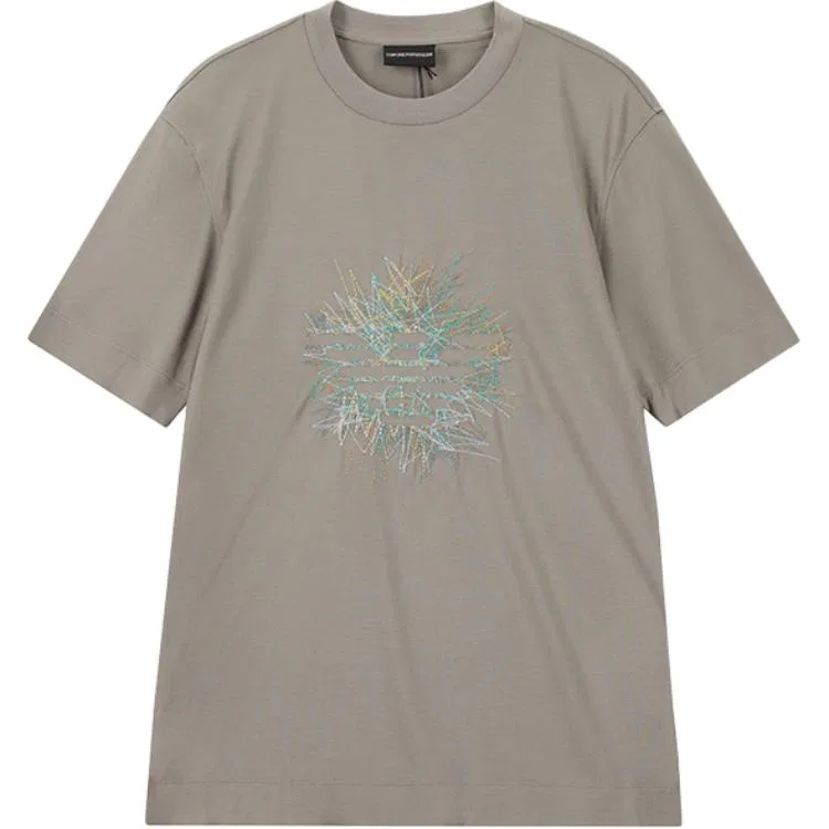 Футболка серая EMPORIO ARMANI Men's Crew Neck