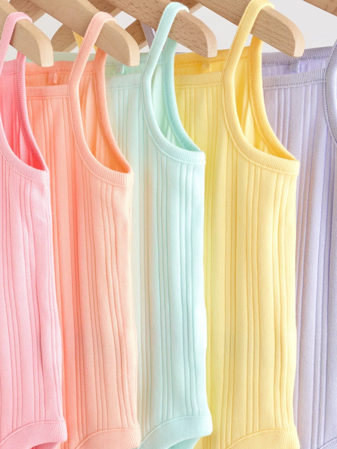 Комбинезон/Боди Next, Yellow/Light Purple/Light Orange/Light Pink — фото 3