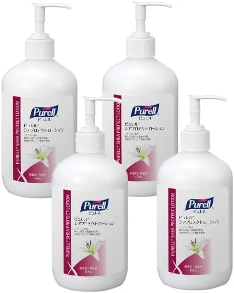 Лосьон для рук PUREL Shea Protection, увлажняющий, 473 мл × 4, белый Purell