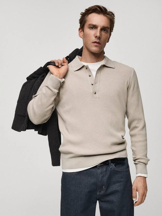 

Поло с длинным рукавом Antiguas Regular Fit Mango, Light Beige