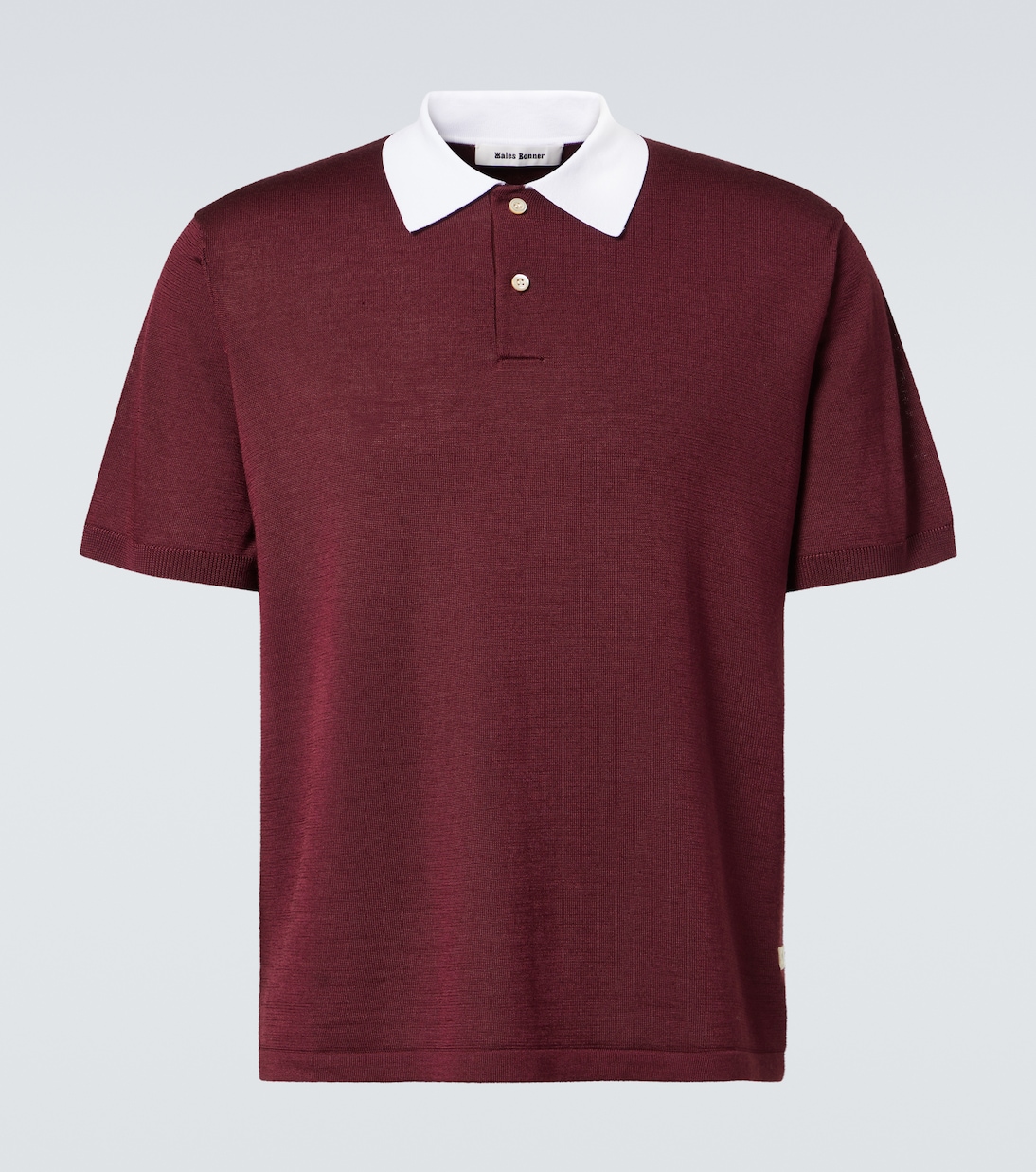 

Солнцезащитный свитер-поло Wales Bonner, Bordeaux