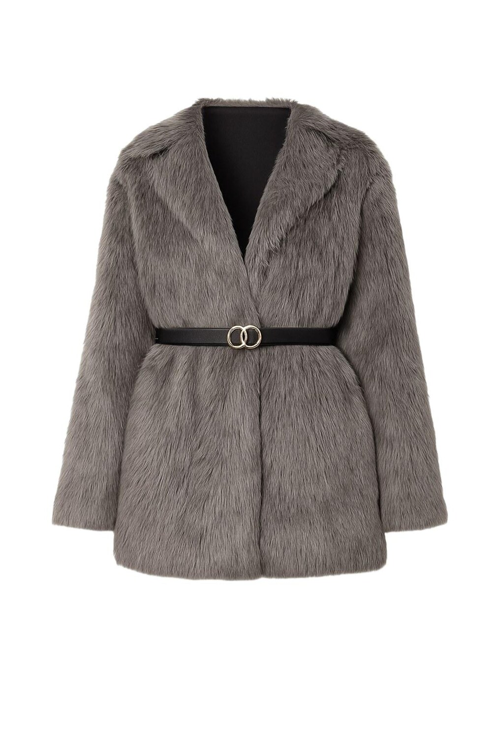 

MODAMIHRAM Зимняя куртка в темно-сером цвете