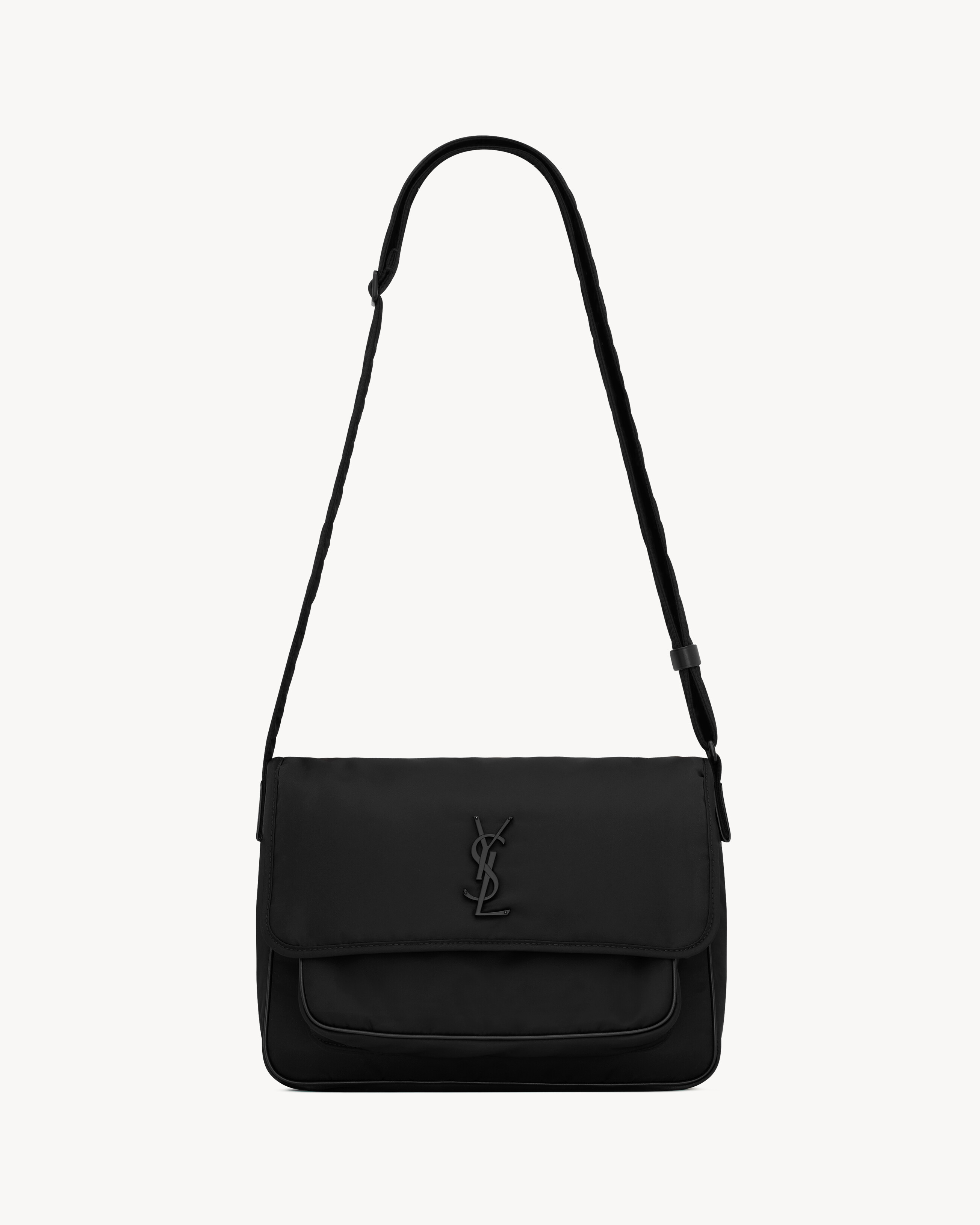 

Сумка NIKI messenger из материала ECONYL Saint Laurent, черный