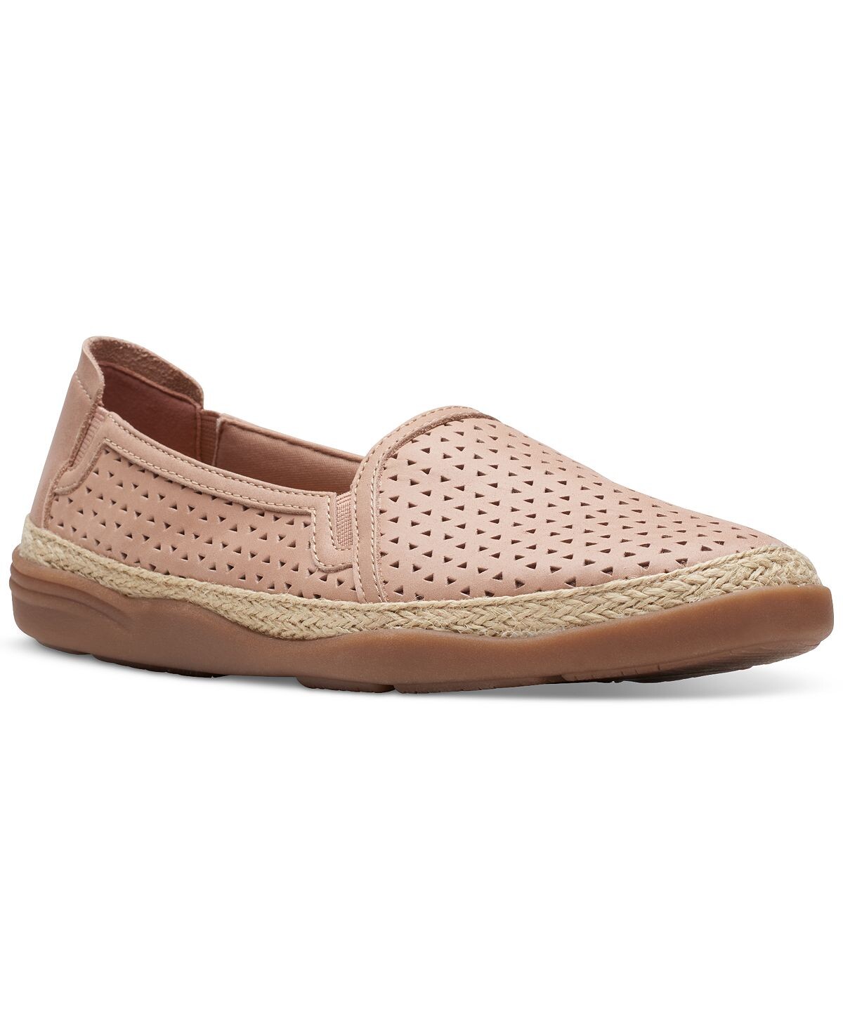 Женские эспадрильи без шнуровки Elaina Ruby на плоской подошве Clarks