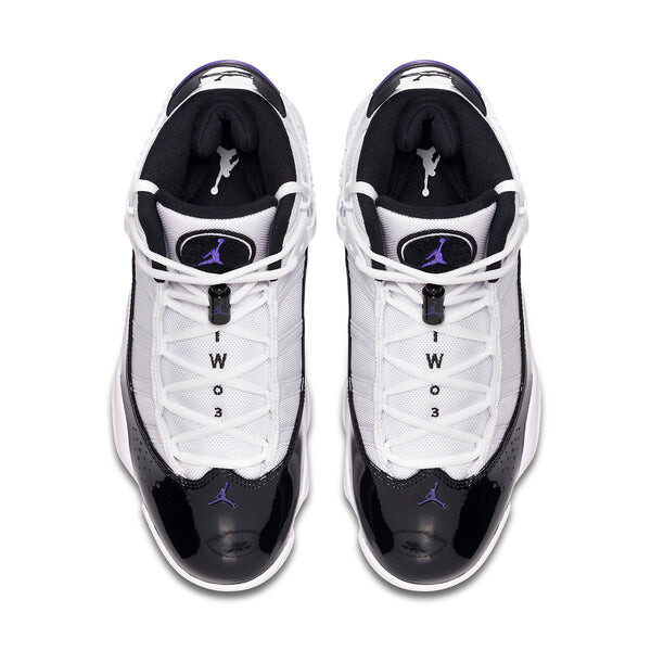 Кроссовки 6 колец Air Jordan, белый — фото 4