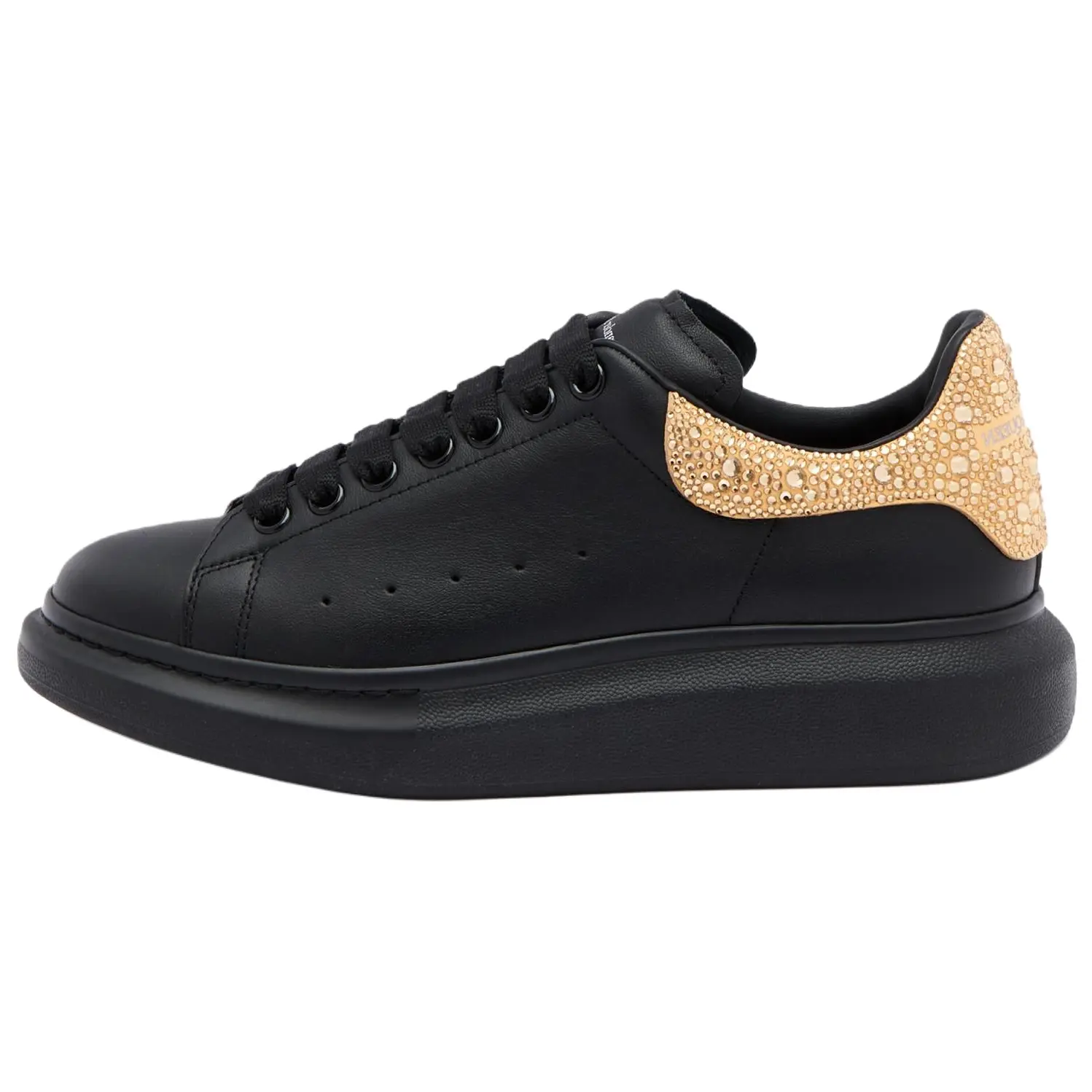

Alexander McQueen Низкие повседневные мужские туфли черные, цвет Black