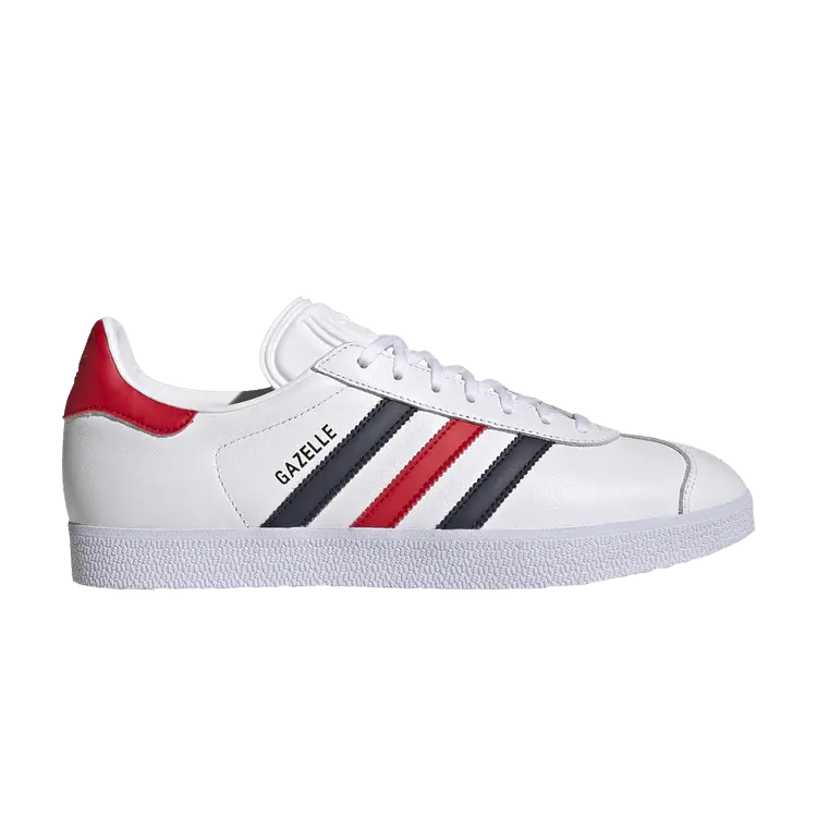

Кроссовки adidas Gazelle 'White Legend Ink Red', белый