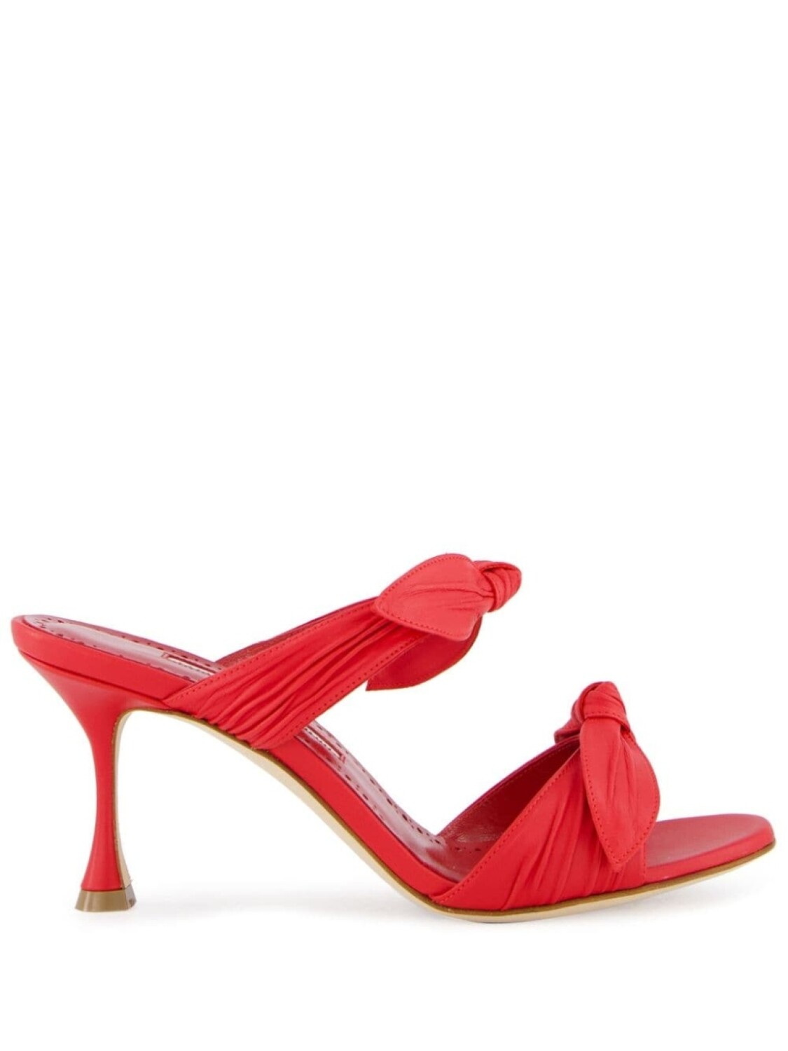 

Manolo Blahnik мюли Lollo на каблуке, красный
