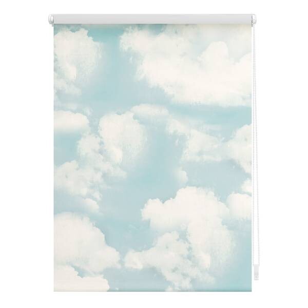 

Затемняющие рулонные шторы Lichtblick Wolken, 60x150x6 см, синий