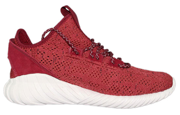Кроссовки трубчатые doom носок primeknit Adidas, красный — фото 2