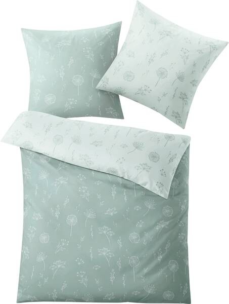

Двустороннее постельное белье Kleine Wolke 159096 2-teilig, 135x1x200 см цвет salbei-weiß