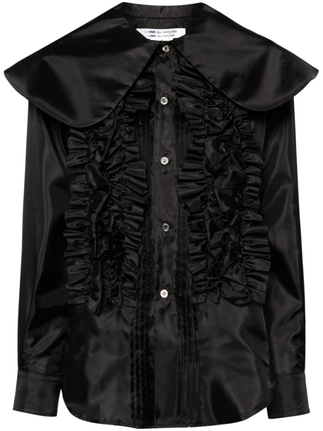 

Comme Des Garçons Comme Des Garçons рубашка с оборками, черный