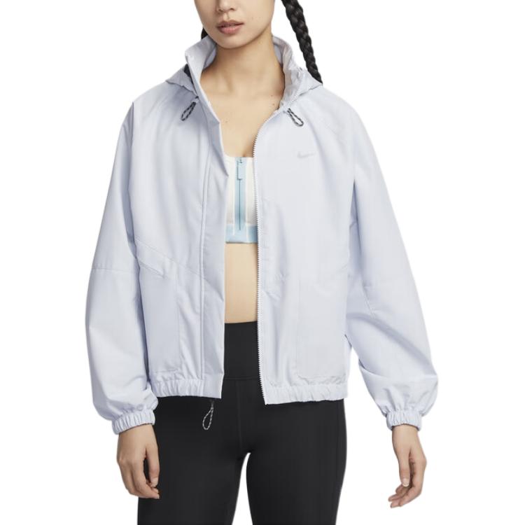 Nike Женская куртка Storm-FIT SWIFT для футбола серого цвета, Soccer Gray — фото 3