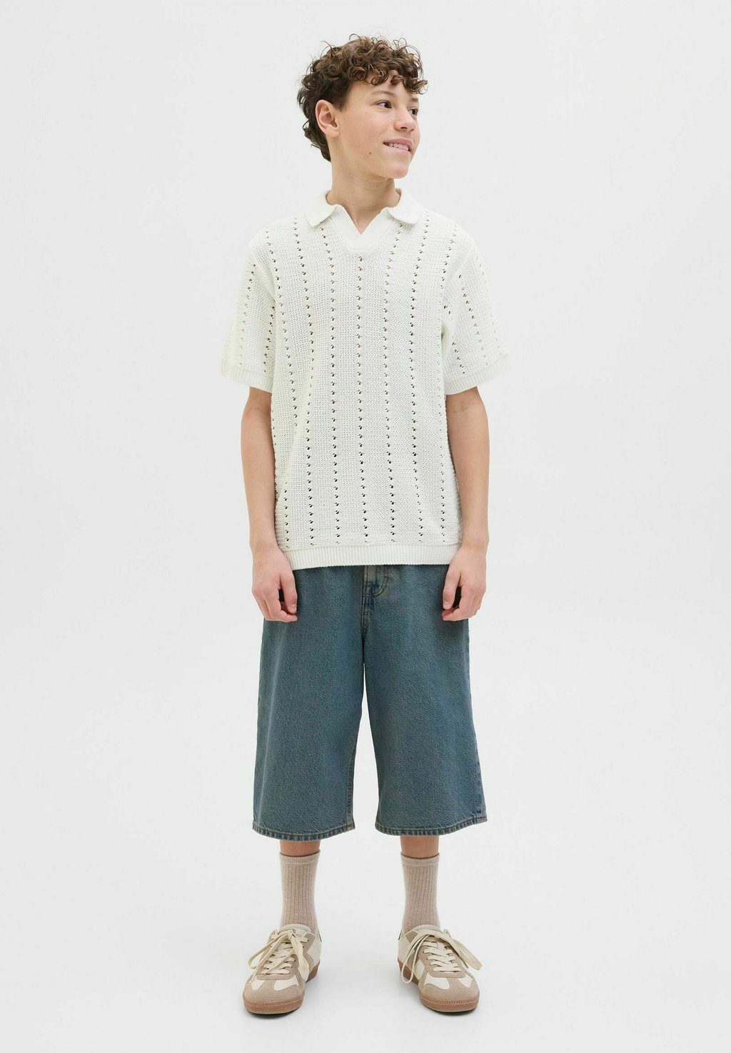 

Поло Jack & Jones Junior, бежевый