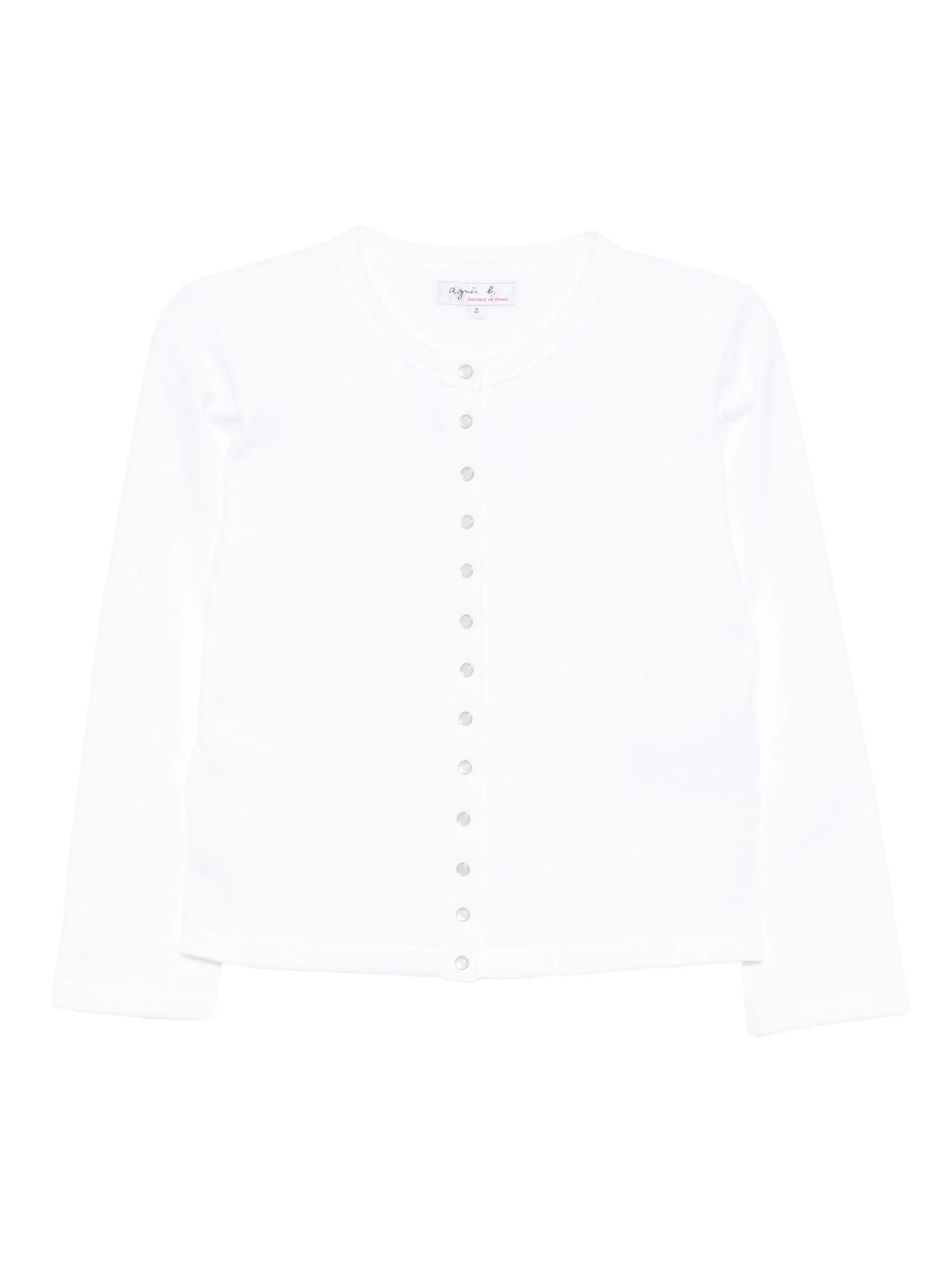 

Кардиган Le Petit Snap Agnès B., белый