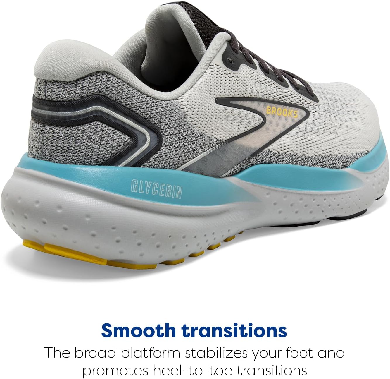 Мужские кроссовки Brooks Glycerin 21 Neutral для бега, желтый — фото 3