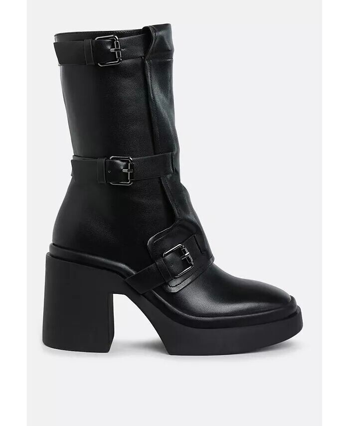 Массивные байкерские ботинки Syrah London Rag, черный