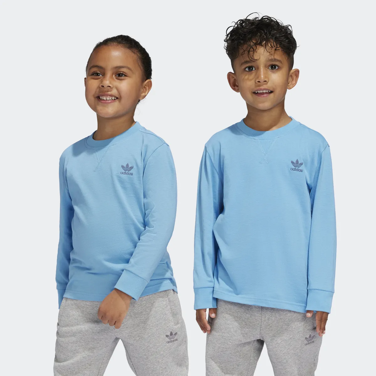 

Рубашка с длинными рукавами Adidas Originals "LONG SLEEVE", голубой
