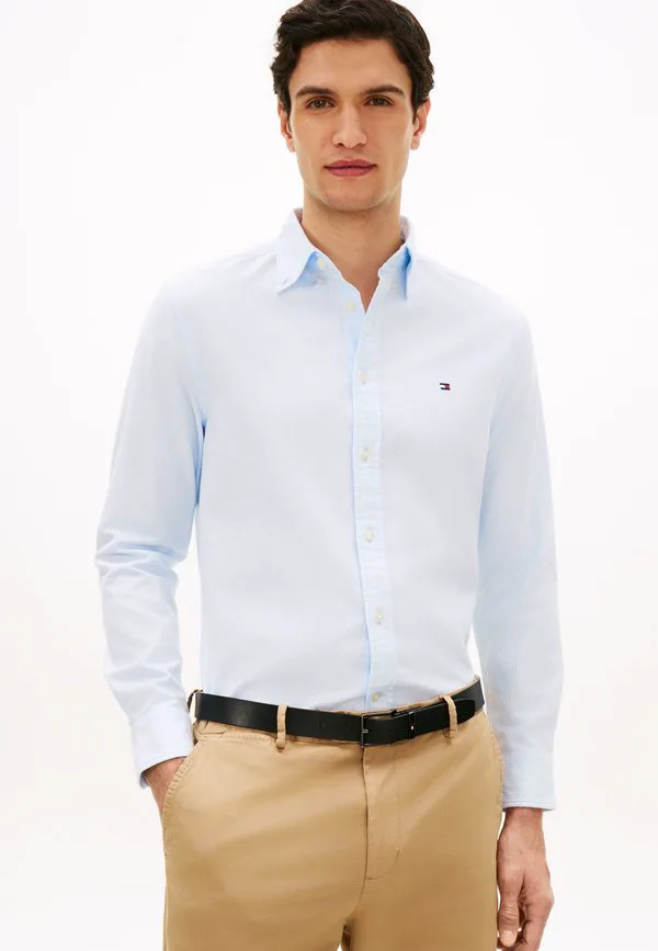 Рубашка добби стандартного кроя th flex Tommy Hilfiger, Sweet Blue